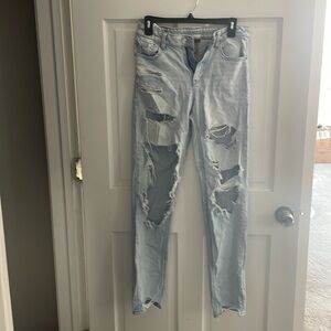 American Eagle, Mom ripped jeans size 2 extra long